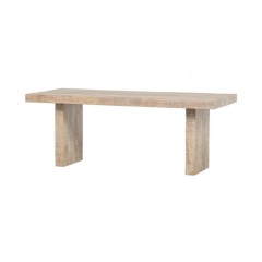 DINING TABLE BLACK MANGO WOOD 220 